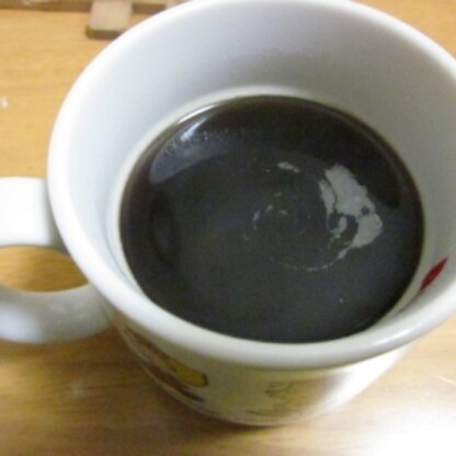 ストレス解消にいい香りのコーヒーをと思い、シアワセの一滴をぽとりしちゃいました(＾＾）ほ～♪♪♪ごちそうさまでした(＾＾♪